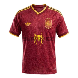 Camiseta España Mundial 2026 x Spiderman Rojo 2 Estrellas