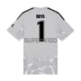 Camiseta de Portero RAYA 1 Arsenal Primera Equipación 2026/2027 Gris UCL