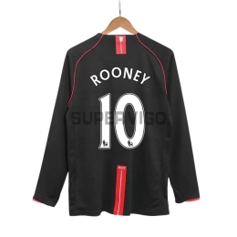 Camiseta ROONEY 10 Manchester United Segunda Equipación Retro 2007/08 ML