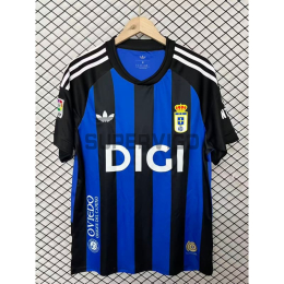 Camiseta Real Oviedo Retro 2025/2026 Azul/Negro