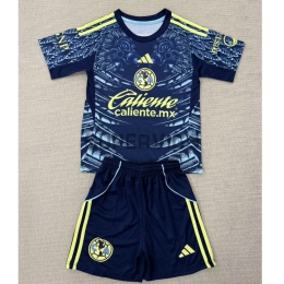 Camiseta Club América Segunda Equipación 2025/2026 Azul Niño Kit