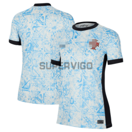 Camiseta Portugal Segunda Equipación 2024 Mujer