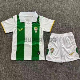 Camiseta Córdoba CF Primera Equipación 2026/2027 Verde/Blanco Niño Kit