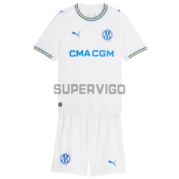 Camiseta Olympique Marsella Primera Equipación 2026/2027 Blanco Niño Kit