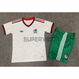 Camiseta México 2026 Blanco Niño Kit