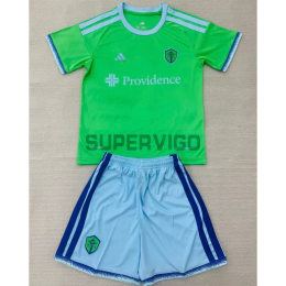 Camiseta Seattle Sounders Primera Equipación 2026/2027 Verde Niño Kit