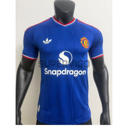Camiseta Manchester United Segunda Equipación 2026/2027 Azul (EDICIÓN JUGADOR)