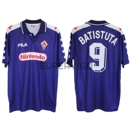 Camiseta BATISTUTA 9 Fiorentina Primera Equipación Retro 1998