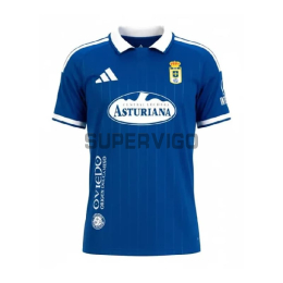 Camiseta Real Oviedo Primera Equipación 2026/2027 Azul con Parche La Liga