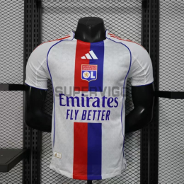 Camiseta Olympique De Lyon Primera Equipación 2025/2026 Blanco (EDICIÓN JUGADOR)