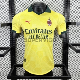Camiseta AC Milan Tercera Equipación 2025/2026 Amarillo (EDICIÓN JUGADOR)