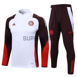 Sudadera de Entrenamiento Bayern Múnich 2024/2025 Kit Blanco/Rojo