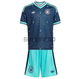 Camiseta Alemania Segunda Equipación Mundial 2026 Azul Niño Kit