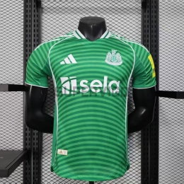 Camiseta Newcastle United Segunda Equipación 2025/2026 Verde (EDICIÓN JUGADOR)
