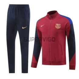 Chandal Barcelona 2024/2025 Rojo Oscuro/Azul