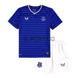 Camiseta Everton FC Primera Equipación 2025/2026 Azul Niño Kit
