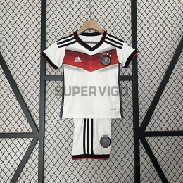 Camiseta Alemania Primera Equipación Retro 2014 Niño Kit