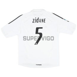 Camiseta ZIDANE 5 Real Madrid Primera Equipación Retro 2005/06