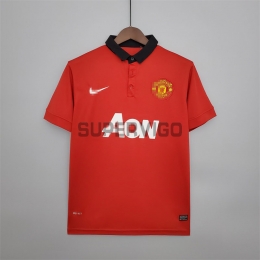 Camiseta Manchester United Primera Equipación Retro 2013/14