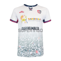 Camiseta Cagliari Calcio Segunda Equipación 2025/2026 Blanco