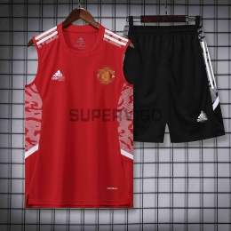 2022/2023 Manchester United Training Vest Kit-Red
