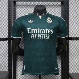 Camiseta Real Madrid Segunda Equipación 2026/2027 Verde Oscuro (EDICIÓN JUGADOR)
