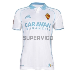 Camiseta Real Zaragoza Primera Equipación 2025/2026 Blanco