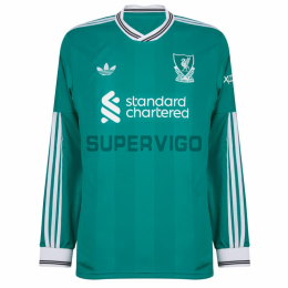 Camiseta Liverpool 2025/2026 Tercera Equipación ML Verde