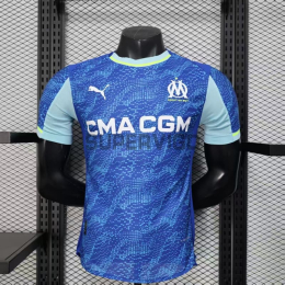 Camiseta Olympique Marsella Tercera Equipación 2025/2026 Azul (EDICIÓN JUGADOR)