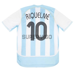 Camiseta RIQUELME 10 Argentina Primera Equipación Retro 2006