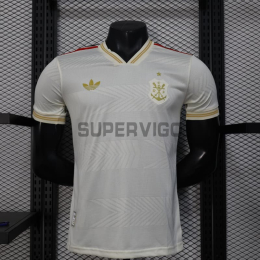 Camiseta Flamengo Tercera Equipación 2025/2026 Blanco Roto (EDICIÓN JUGADOR)