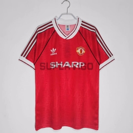 Camiseta Manchester United Primera Equipación Retro 1991/92