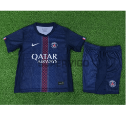 Camiseta PSG Primera Equipación 2025/2026 Azul Niño Kit (EDICIÓN JUGADOR)