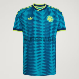 Camiseta Colombia Segunda Equipación Mundial 2026 Azul