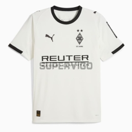Camiseta Borussia Mönchengladbach Primera Equipación 2025/2026 Beige