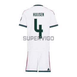 Camiseta HUIJSEN 4 Real Madrid Primera Equipación 2026/2027 Blanco Niño Kit con Parche HP