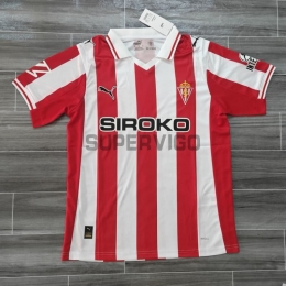 Camiseta Sporting de Gijón Primera Equipación 2025/2026 Rojo/Blanco