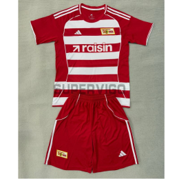 Camiseta Union Berlin Primera Equipación 2025/2026 Rojo/Blanco Niño Kit