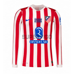 Camiseta Atlético de Madrid Primera Equipación 2025/2026 ML Rojo/Blanco