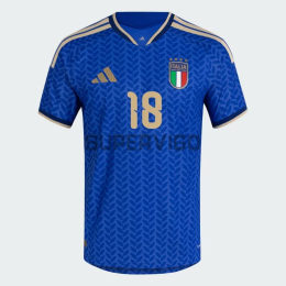 Camiseta Barella 18 Italia Primera Equipación 2026 Azul