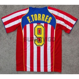Camiseta F.TORRES 9 Atletico de Madrid Primera Equipación Retro 2004/05