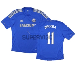 Camiseta DROGBA 11 Chelsea Primera Equipación Retro 2012/13