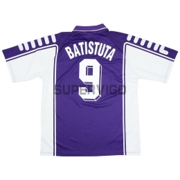 Camiseta BATISTUTA 9 Fiorentina Primera Equipación Retro 1999/00