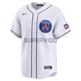Camiseta PSG 2025/2026 Baseball Shirt Blanco
