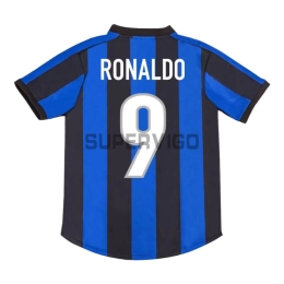 Camiseta RONALDO 9 Inter de Milán Primera Equipación Retro 1999/00