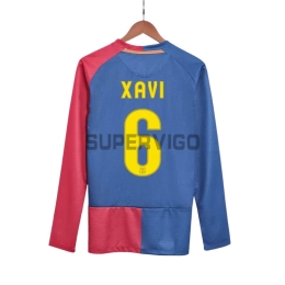 Camiseta XAVI 6 Barcelona Primera Equipación Retro 2008/09 ML
