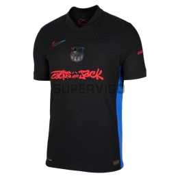Camiseta Barcelona x Travis Scott Limited Edition Segunda Equipación 2024/2025 Negro