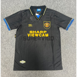 Camiseta Manchester United Segunda Equipación Retro 1993/1994 Negro