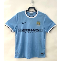 Camiseta Manchester City Primera Equipación Retro 2013/14