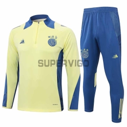 Sudadera de Entrenamiento Ajax de Ámsterdam 2024/2025 Kit Amarillo/Azul